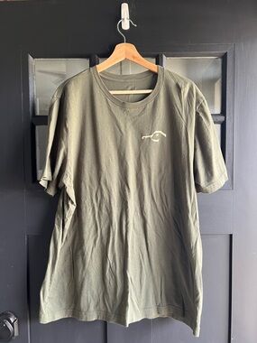 Men’s Dux waterfowl subscription tshirt size xxl olive green